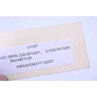 2001 BMW 330i Speedo Speedo Instrument Cluster OEM