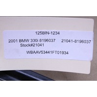 BMW 320i 323i 325i 328i 330i Window Regulator Front Right 8196037 Stock#21041 OEM