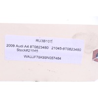 2009 Audi A4 Hood Latch Release Lever 8T0823480 Stock#21045 OEM