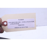 2006 2007 2008 2009 2010 BMW 650i Convertible E64 Sun Visor Left OEM