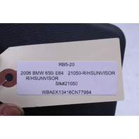 2006 2007 2008 2009 2010 BMW 650i Convertible E64 Sun Visor Right OEM