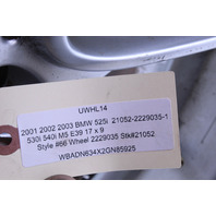2001 2002 2003 BMW 525i 530i 540i M5 E39 17 x 9 Style OEM