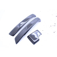 2005 2006 2007 2008 Porsche 911 997 Carbon Fiber Door Panel Trim Set Damaged OEM