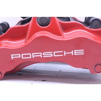 2007-2009 Porsche 911 997 Turbo Front Rear Brake Caliper Set Brembo Red OEM