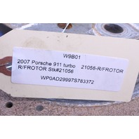 2007 Porsche 911 997 Turbo Right Front Brake Rotor 99735140601 OEM