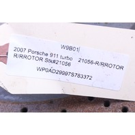 2007 2008 2009 Porsche 911 997 Turbo Rear Brake Rotor Right 99735240602 OEM