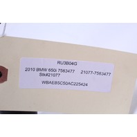 2006-2010 BMW 550i 650i 750i X5 N62 Cylinder Head Crankcase Ventilation Vent Hose - 11617563477 OEM