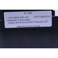 2010 BMW 650i E64 Automatic Transmission Shifter Shift Knob 9224210 Stock#21077-1 OEM