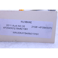 2011 Audi A6 C6 Front Side Marker Light Lamp Lense 4F0945072 OEM