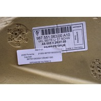 2006-2012 Porsche Cayman 987 Left Trunk Compartment Carpet Liner Trim OEM