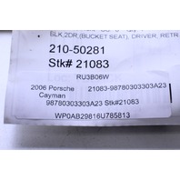 2006-2008 Porsche Cayman 987 Left Seat Belt Retractor Left 98780303303 OEM