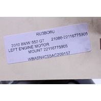 2009-2015 BMW 550i 650i 750i M5 N63 S63 Engine Motor Mount Left - 22116775905 OEM