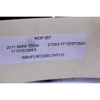 2011 BMW 550xi Auxiliary Radiator Cover Bracket 7572543 OEM