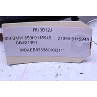 2008 2009 2010 BMW 650i E63 E64 Gear Selector Shifter Trim Bezel 9115945 OEM