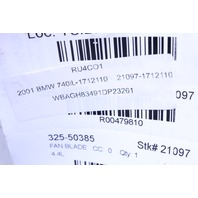 1998 1999 2000 2001 2002 2003 BMW 540i 740i Radiator Fan Blade - 11521712110 OEM