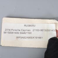 2014 Porsche Cayman Rear Bumper Trim Moulding OEM Used