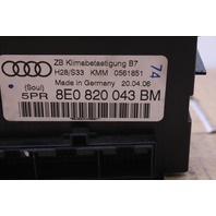 2006 2007 2008 Audi A4 Climate Temperature Control Panel OEM