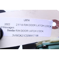 2002 2003 2004 2005 Volkswagen Beetle Passat Front Door Latch Lock Right - 3B1837016BH OEM