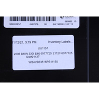 2006 BMW 330i Footwell Body Control Module BCM - 61356977725 OEM