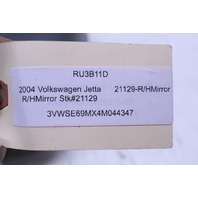 1999 2000 2001 2002 2003 2004 Volkswagen Jetta Golf Right Door Mirror Side View OEM