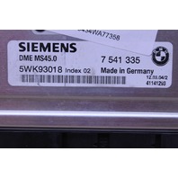 2004 BMW X3 Engine Computer Module ECU ECM DME 12147541335 OEM