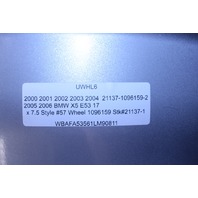 2000-2006 BMW X5 Wheel 17 X 7.5 Style #57 Rim OEM