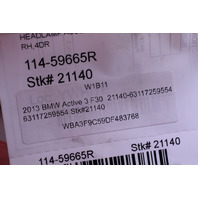 2012-2015 BMW 328i 335i Sedan Right Headlight Xenon 63117338708 OEM