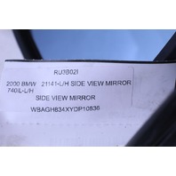 1999 2000 2001 BMW 740i E38 Door Mirror Left Side View OEM
