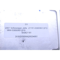 2001 Volkswagen Jetta 1.9 Diesel Engine Computer Module ECU ECM DME 038906012FD