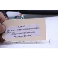1999 2000 2001 BMW 740i E38 Door Mirror Left Side View OEM