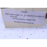 1993 1994 1995 Volkswagen Eurovan Ac A/C Compressor - 701820807A OEM