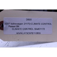 2007 Volkswagen Passat B6 Climate Temperature Control Panel OEM