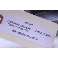 2003 BMW 330xi Oil Pan Front Axle Support Bearing Bracket 7500851 OEM