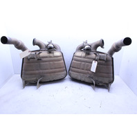 2002 2003 2004 Porsche 911 996 Eisenmann Valved Sport EXhaust Mufflers Pair Set OEM