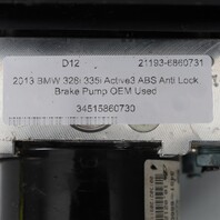 2013 BMW 328i 335i Active3 ABS Anti Lock Brake Pump OEM Used