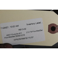 2005-2012 Porsche 911 997 Floor Mat Carpet Set