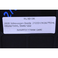 2008 2009 Volkswagen Beetle Transmission Control Module TCM TCU 09G927750HL
