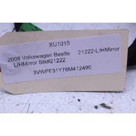 2006 2007 2008 2009 2010 Volkswagen Beetle Left Door Mirror Driver Side View OEM