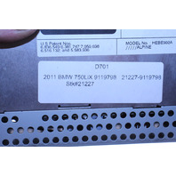 2009 2010 2011 BMW 750i CD Disc Changer Magazine Wood Trim 9119798 OEM