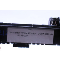 2011 BMW 750i Rear Seat Climate Temperature Control Panel OEM