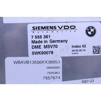 2006 BMW 325i 525i Engine Computer Module MSV70 ECU ECM DME DME - 12147555361 OEM