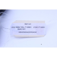 2002 2003 2004 2005 BMW 745i 750i 760i Front Window Regulator Left Driver 7138861 OEM