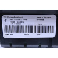 2013 Porsche 911 991 Boxster Cayman 981 Climate Temperature Control Panel OEM