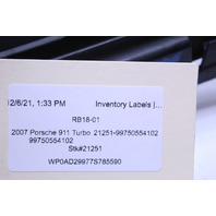 2007 2008 2009 Porsche 911 997 Turbo Center Bumper Grille Has Crack 99750554102 OEM