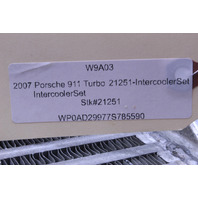 Porsche 911 997 Turbo Intercooler Intercoolers Pair Unknown Manufacturer NOTE
