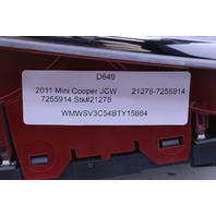 2011 2012 2013 2014 2015 Mini Cooper R56 Tail Light Lamp Right 7255914 OEM