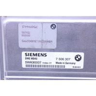 2001 BMW 330i 330ci Engine Computer Module ECU ECM DME 7506307 OEM