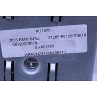 2005 BMW 645ci Becker Amplifier 65126973618 OEM