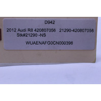 2012 Audi R8 Front Bumper Cover Support Bracket 420807056 OEM