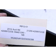 2008-2014 Audi R8 Coupe Windshield Pillar Trim Moulding Cloth Left 420867233E OEM